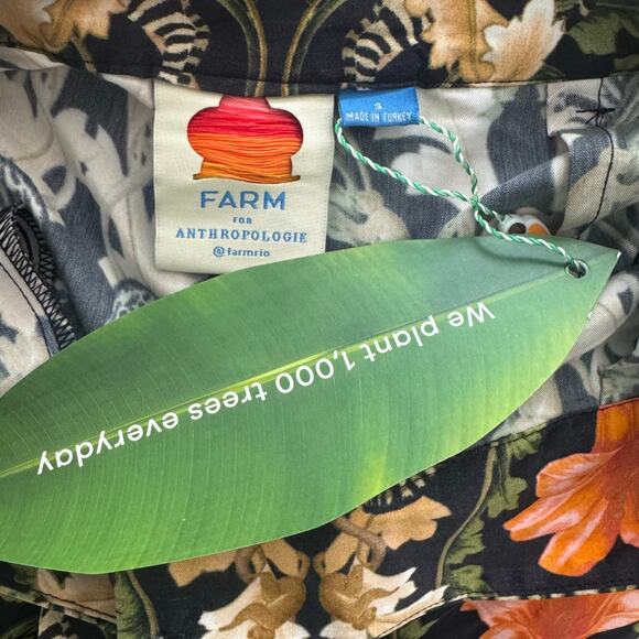 Farm Rio x Anthropologie Floral Trouser Pants - Picture 7 of 7